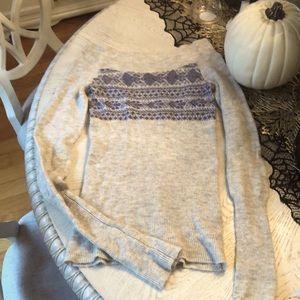 Free people off the shoulder sweater small/medium